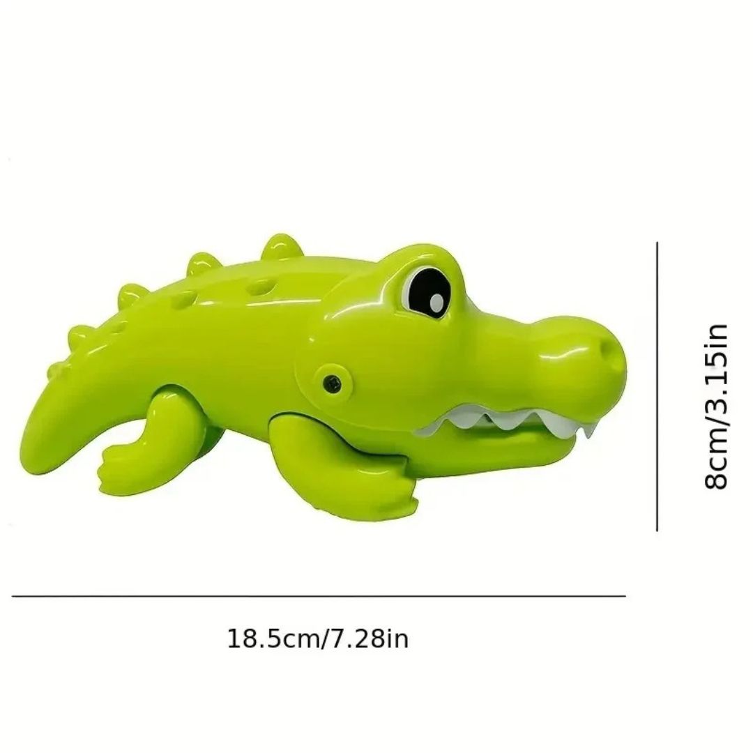 Jouet de bain crocodile mange poisson
