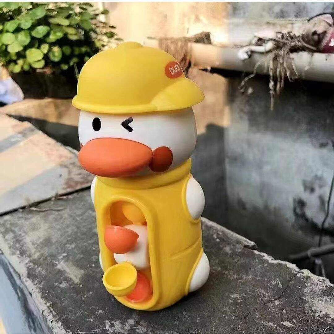 Jouet de bain chute d'eau canard jaune
