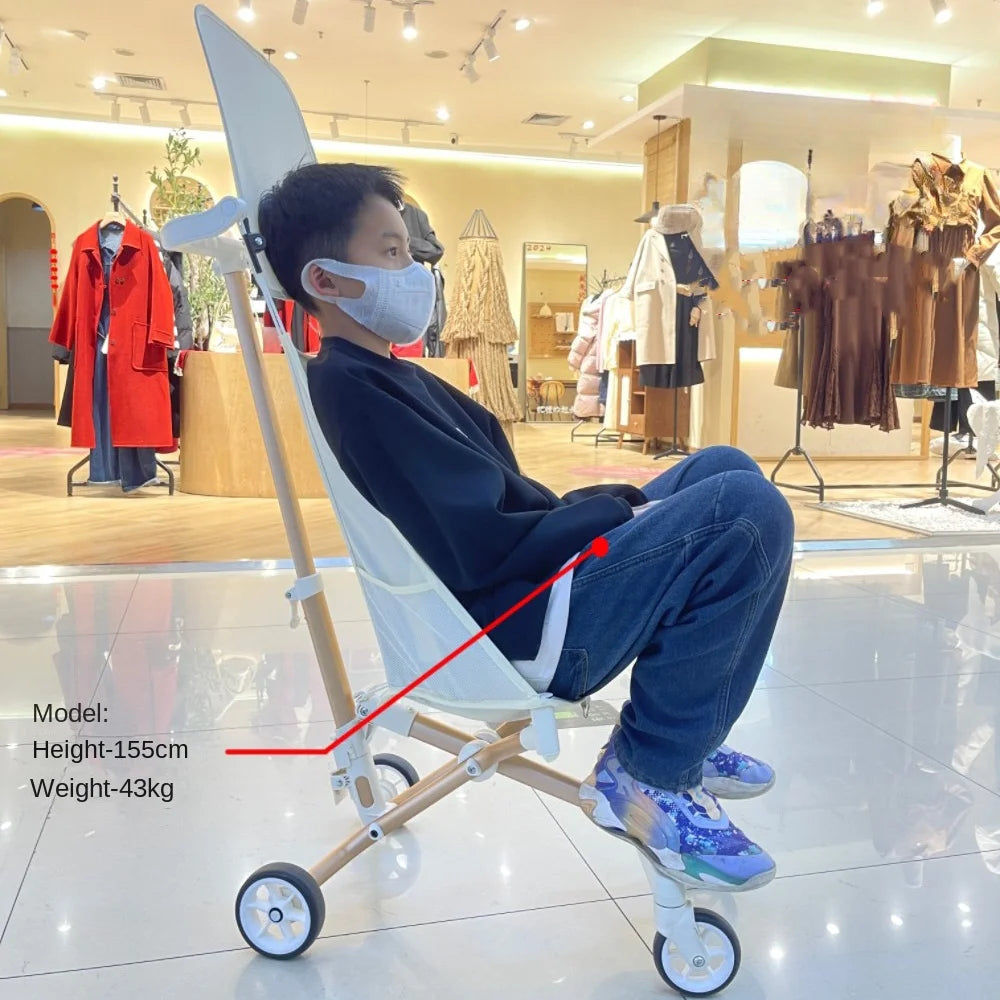 Poussette Canne Légère Pliable pour Voyage Bébé