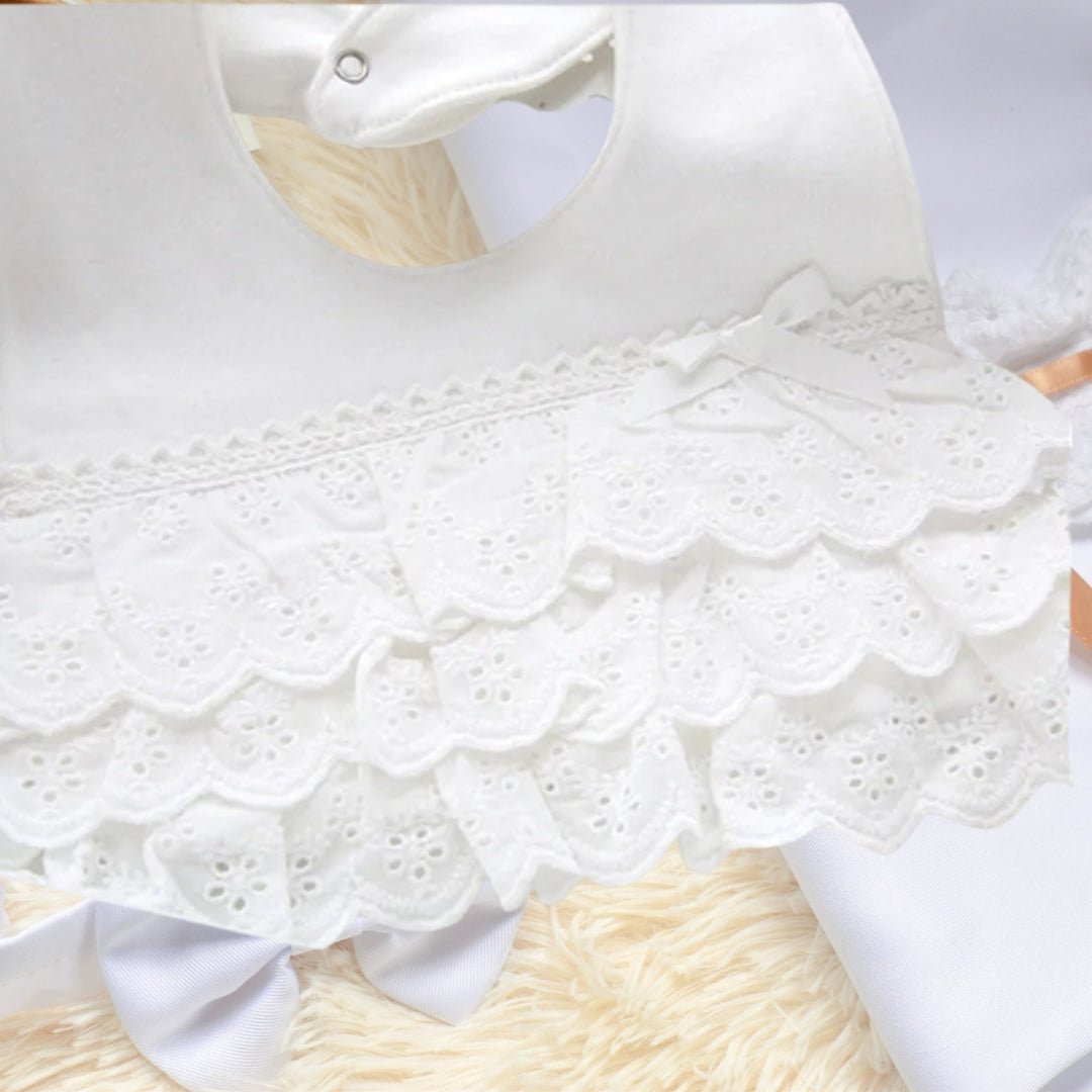 BAVOIR BEBE FILLE | Dentelle - Clara - 0 - 3 ans - Choupinoo