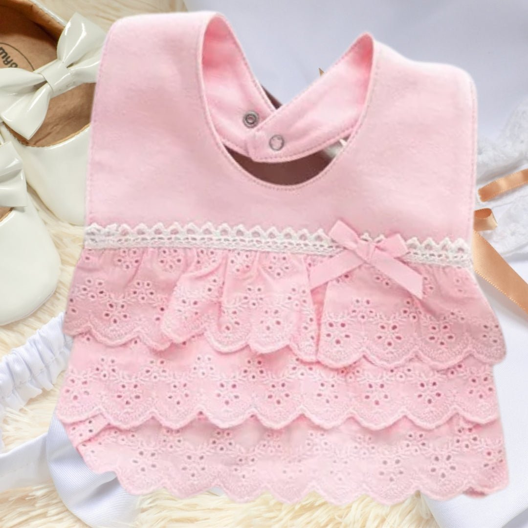 BAVOIR BEBE FILLE | Dentelle - Clara - 0 - 3 ans - Choupinoo