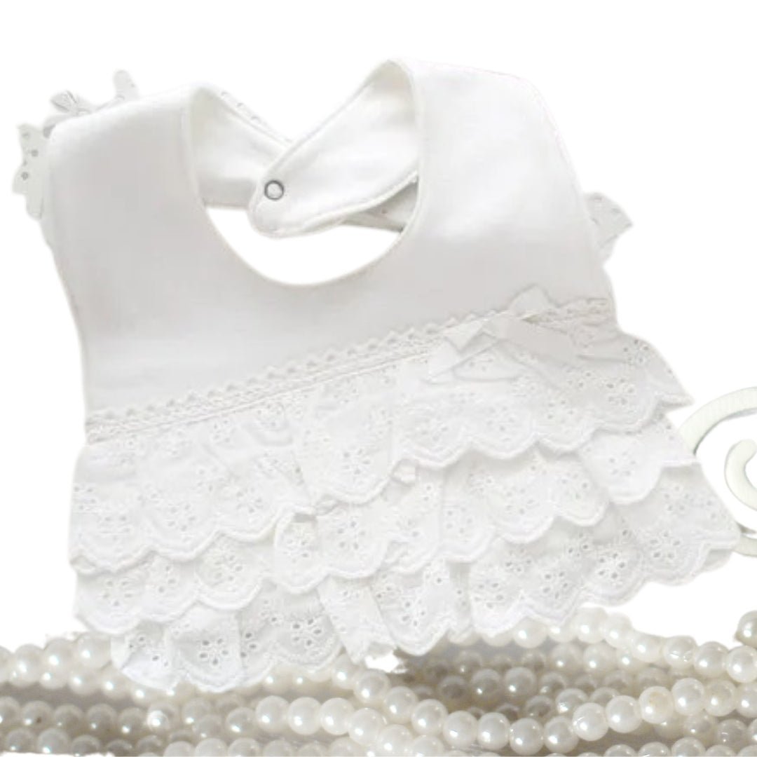 BAVOIR BEBE FILLE | Dentelle - Clara - 0 - 3 ans - Choupinoo