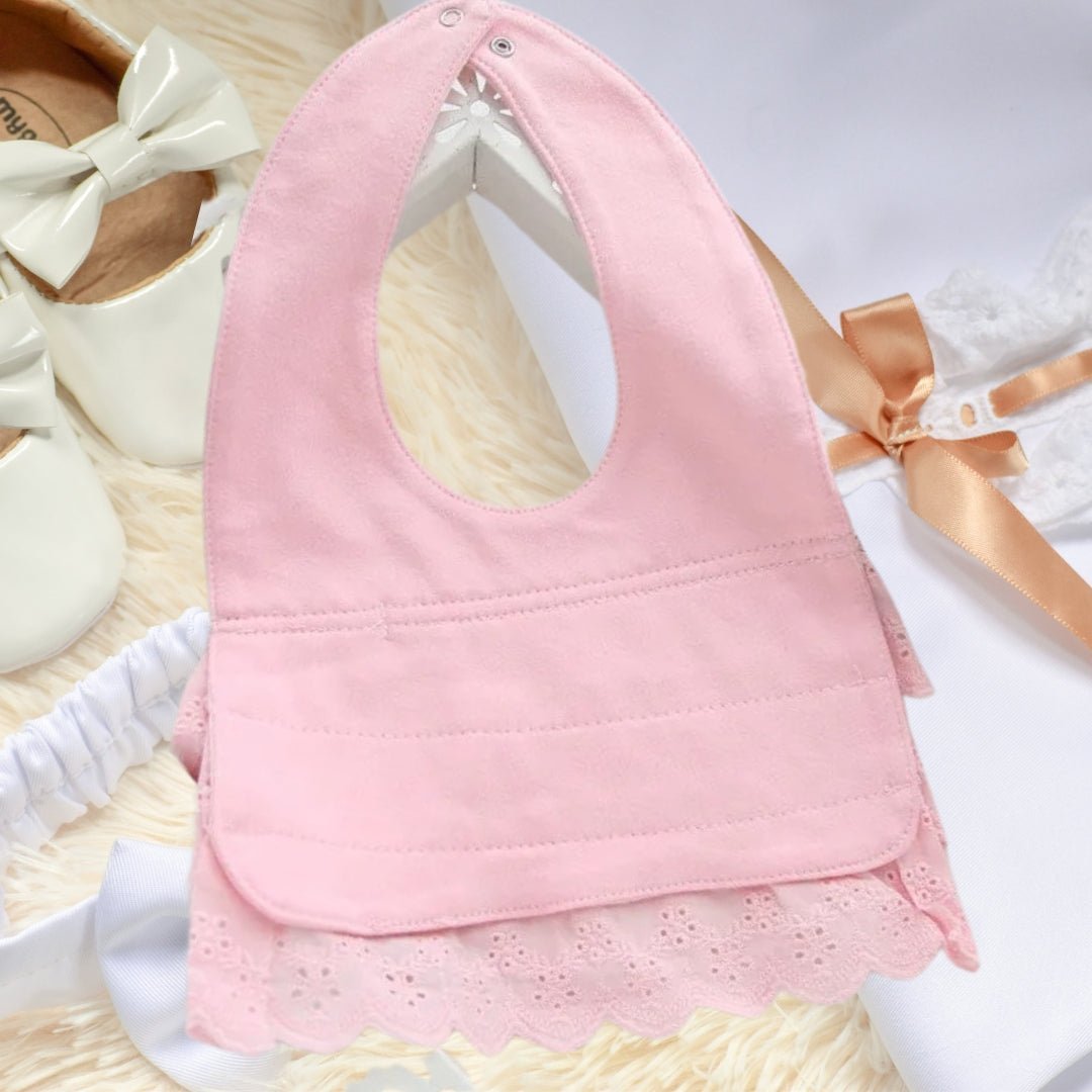 BAVOIR BEBE FILLE | Dentelle - Clara - 0 - 3 ans - Choupinoo