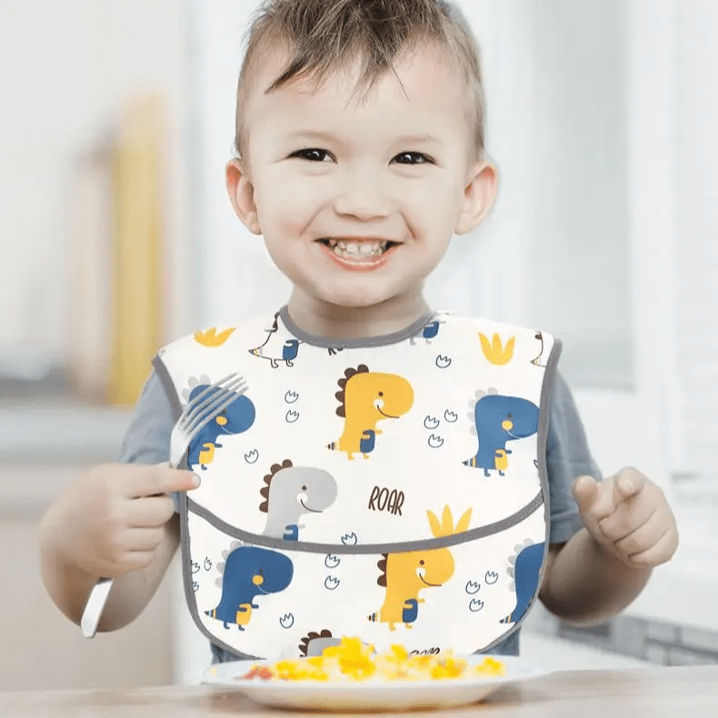 BAVOIR BÉBÉ IMPERMEABLE | Confort Repas et Dentition - Christine - Choupinoo