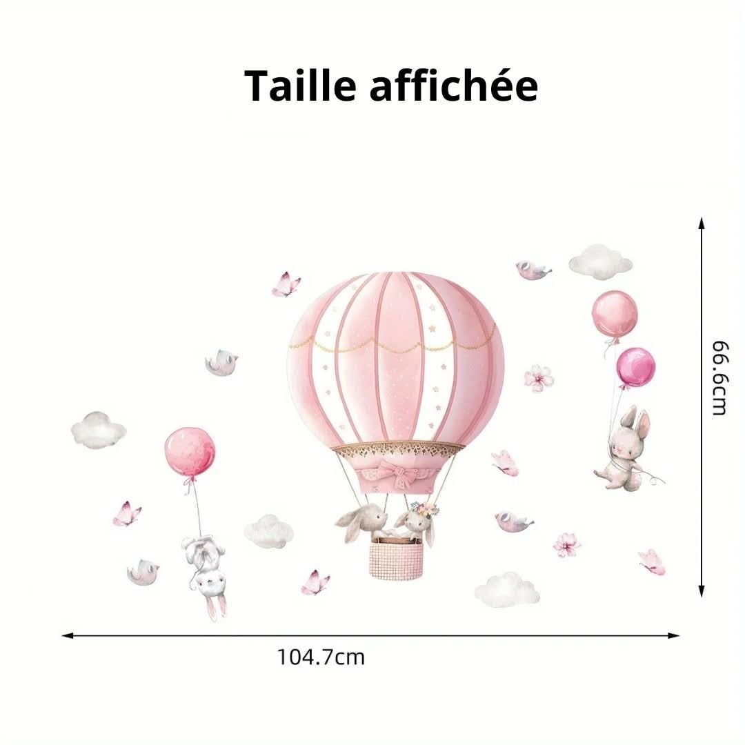 CHAMBRE BEBE STICKERS | Montgolfière - Choupinoo