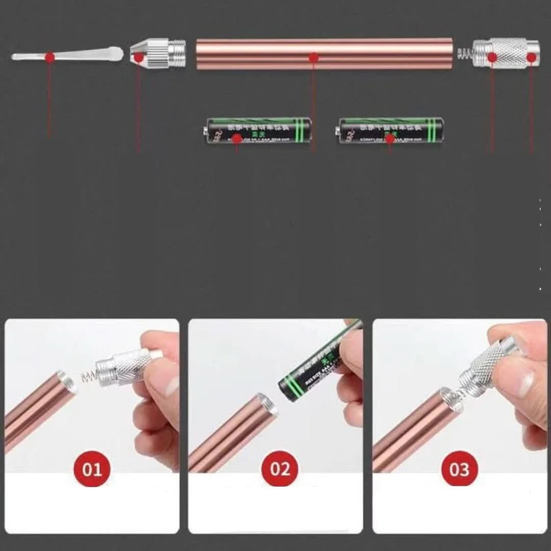 Cure oreilles avec LED et loupe de grossissement - Choupinoo