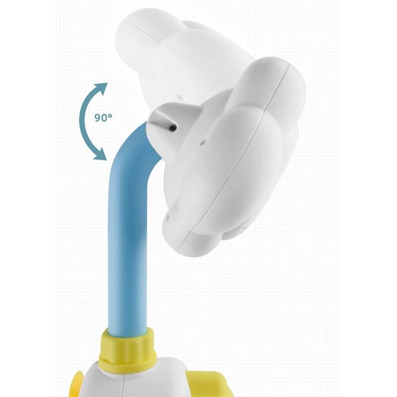 douchette salle de bain bebe nuage tete inclinable