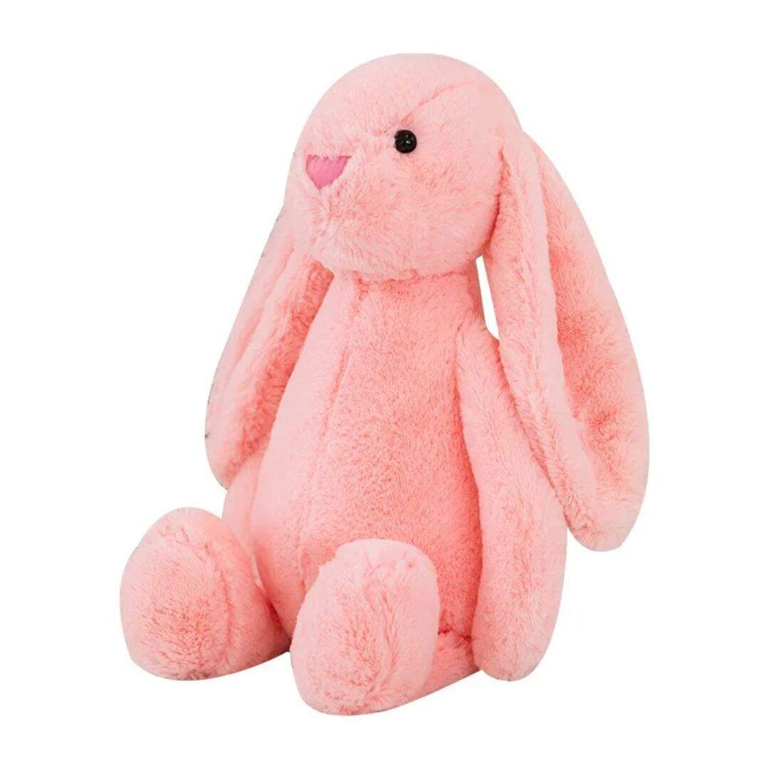Doudou fille lapin rose duo peluche - Choupinoo