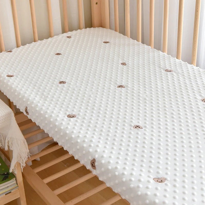 DRAP HOUSSE POUR BEBE | Bulles 120x60 cm - 130x70 cm - Choupinoo