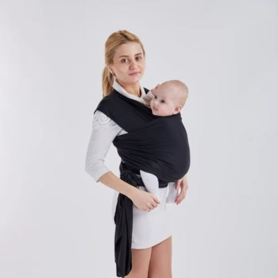 echarpe porte bebe classique en coton élastique de face