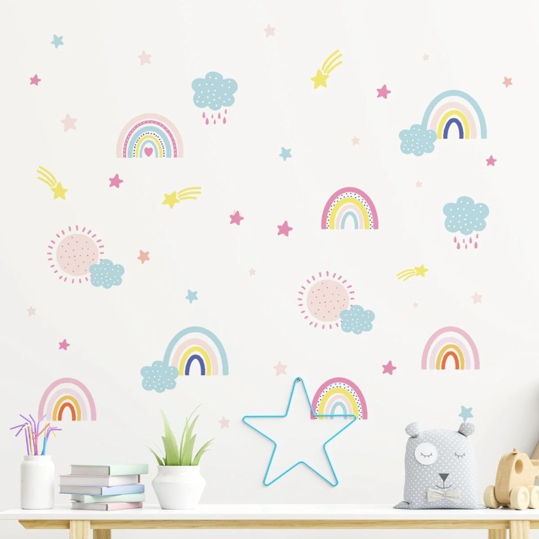 IDÉE DÉCO CHAMBRE BÉBÉ | Arc - en - ciel - Choupinoo