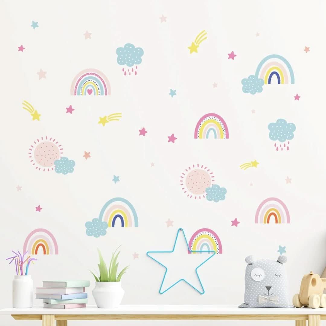 IDÉE DÉCO CHAMBRE BÉBÉ | Arc - en - ciel - Choupinoo