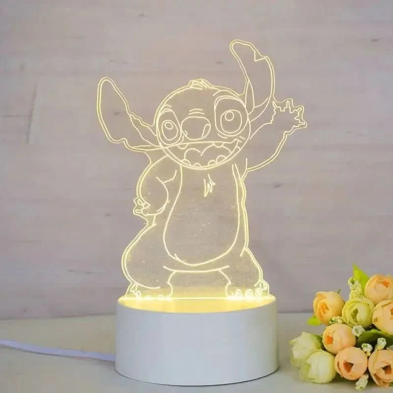 Lampe LED Stitch et Souillon - Choupinoo
