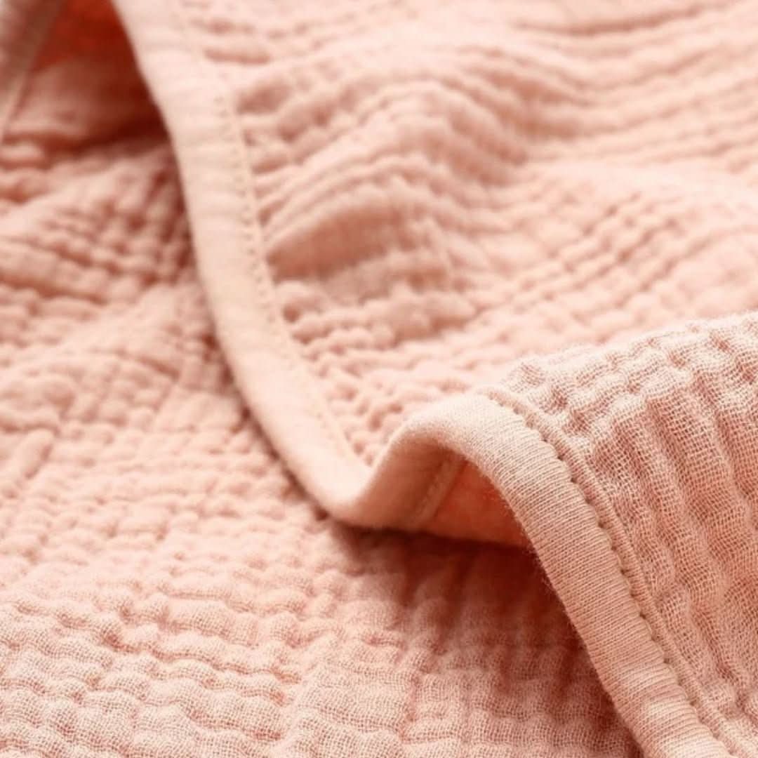 Poncho bebe capuche gaze de coton - Choupinoo