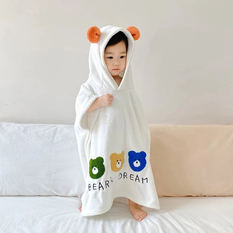 Poncho de bain pour bebe 60x60 cm - Choupinoo