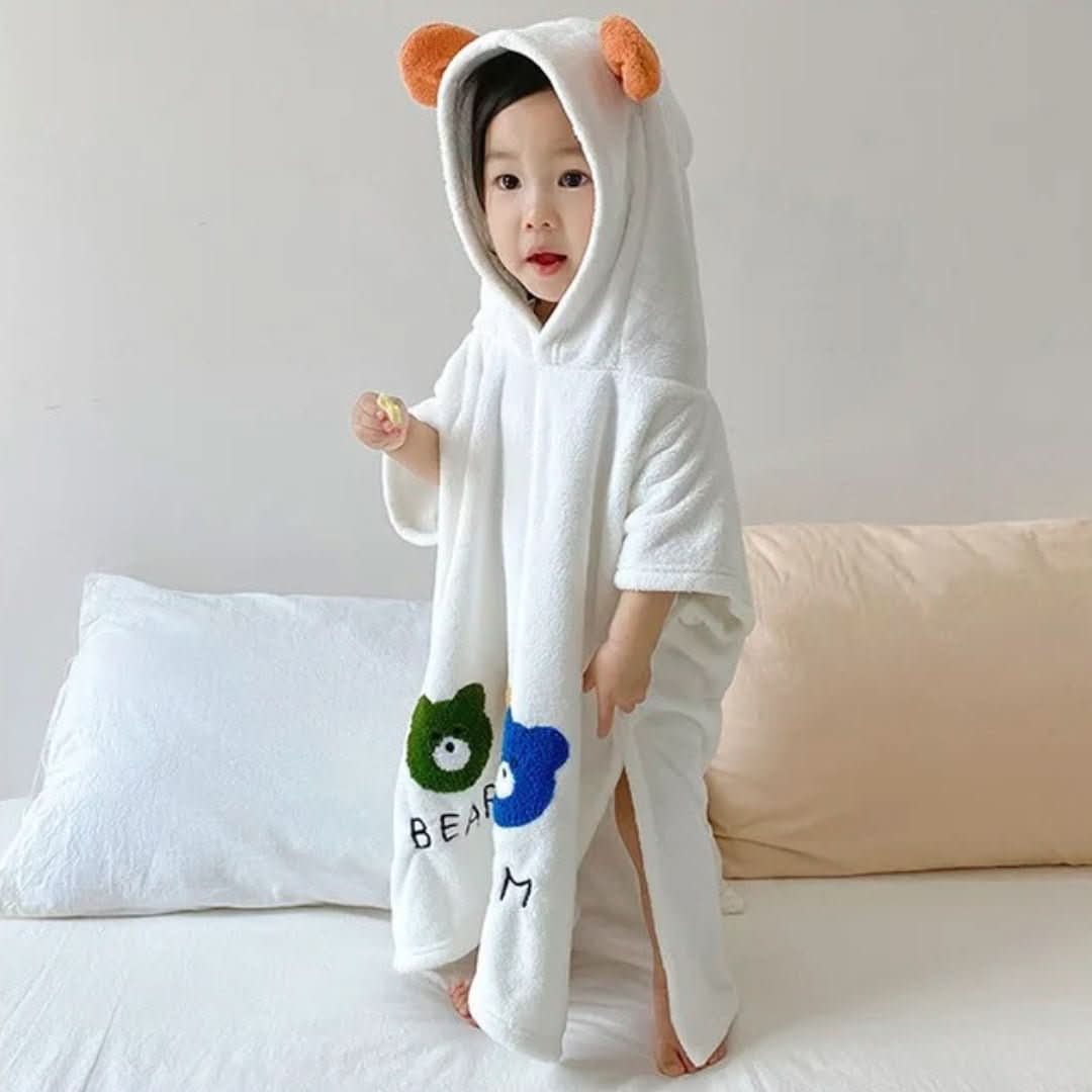 Poncho de bain pour bebe 60x60 cm - Choupinoo