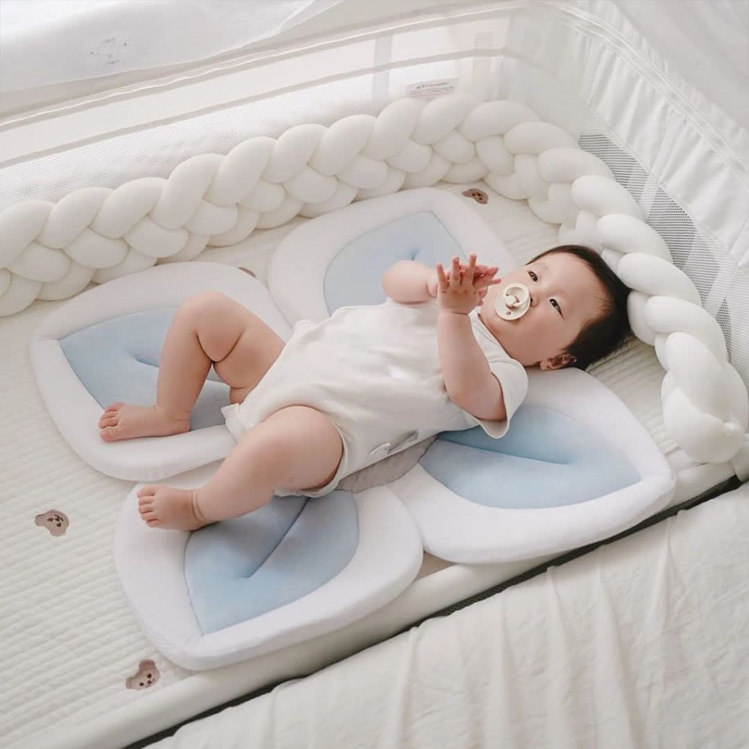 Reducteur de bain tapis pour bébé en tissu de fleur - Choupinoo