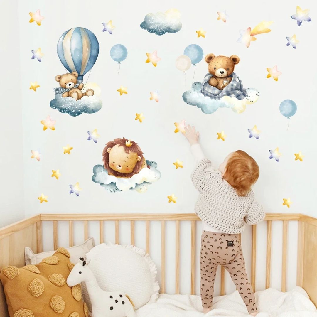 stickers-chambre-bebe-ours-montgolfiere-eveil