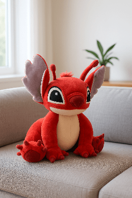 Stitch rouge assis - Choupinoo