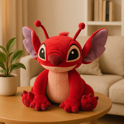 Stitch rouge assis - Choupinoo