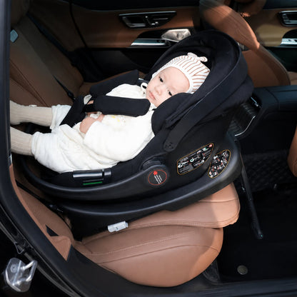 Poussette de Voyage 4-en-1 Pliable – Siège Auto Compatible Isofix