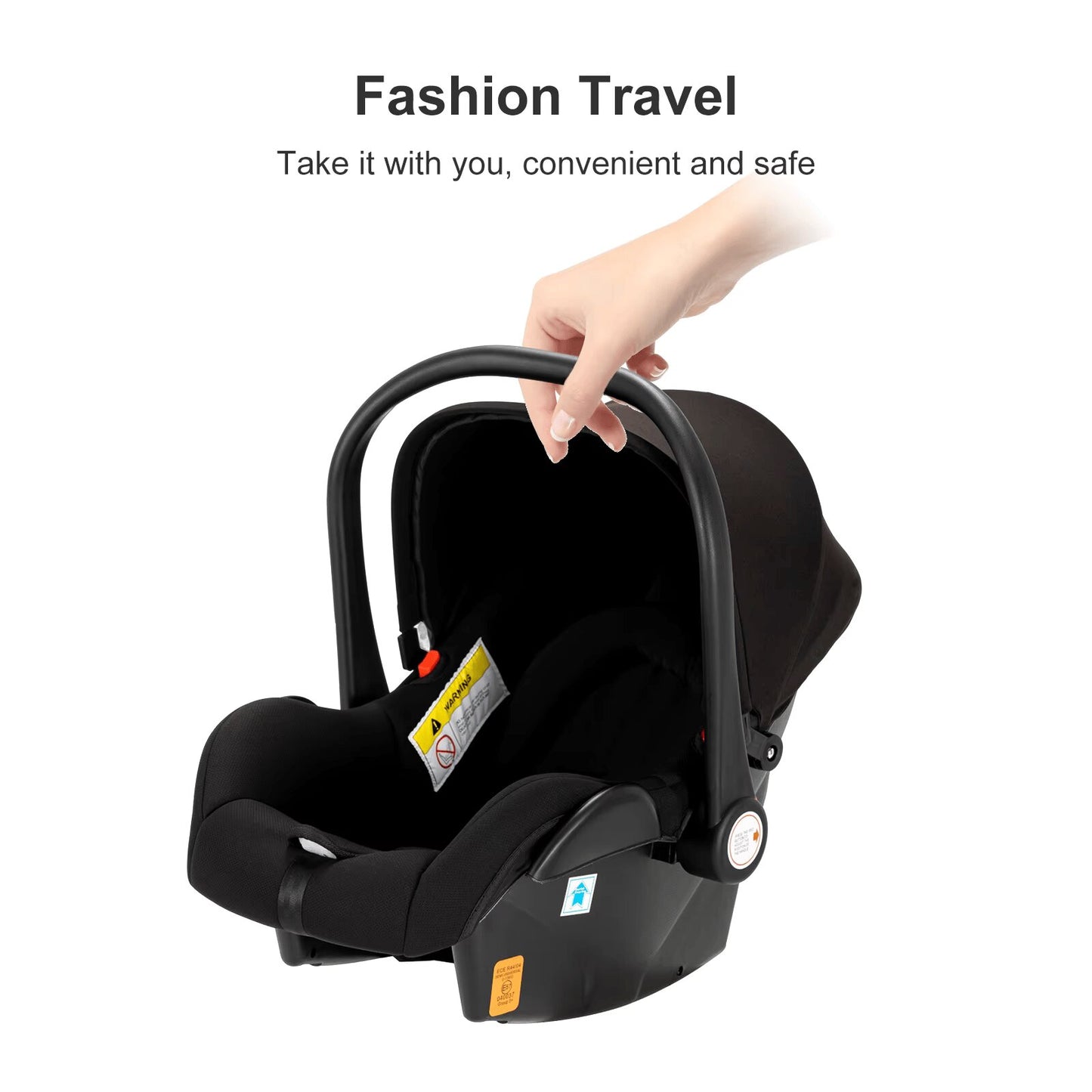 Poussette 3 en 1 Évolutive – Nacelle, Siège Réversible & Châssis Pliable