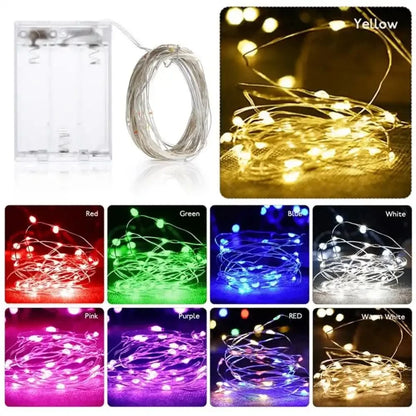 Guirlande LED fil de cuivre