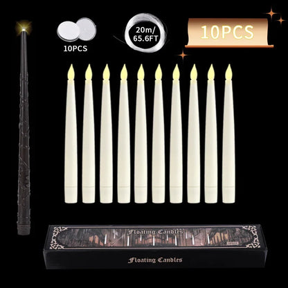 Bougies LED flottantes baguette magique