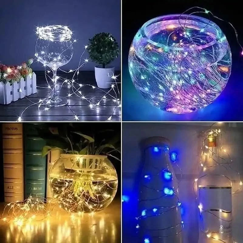 Guirlande LED fil de cuivre