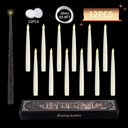 Bougies LED flottantes baguette magique