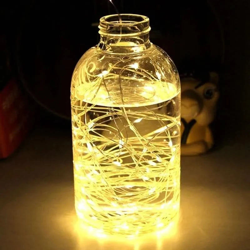 Guirlande LED fil de cuivre