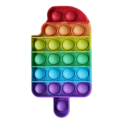 Jouet sensoriel en silicone arc-en-ciel – concentration enfants