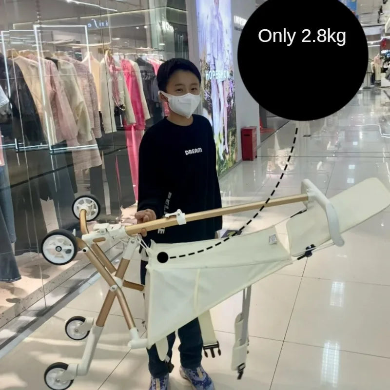 Poussette Canne Légère Pliable pour Voyage Bébé