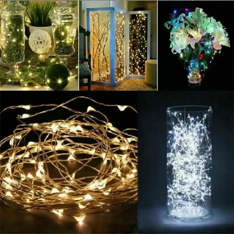 Guirlande LED fil de cuivre