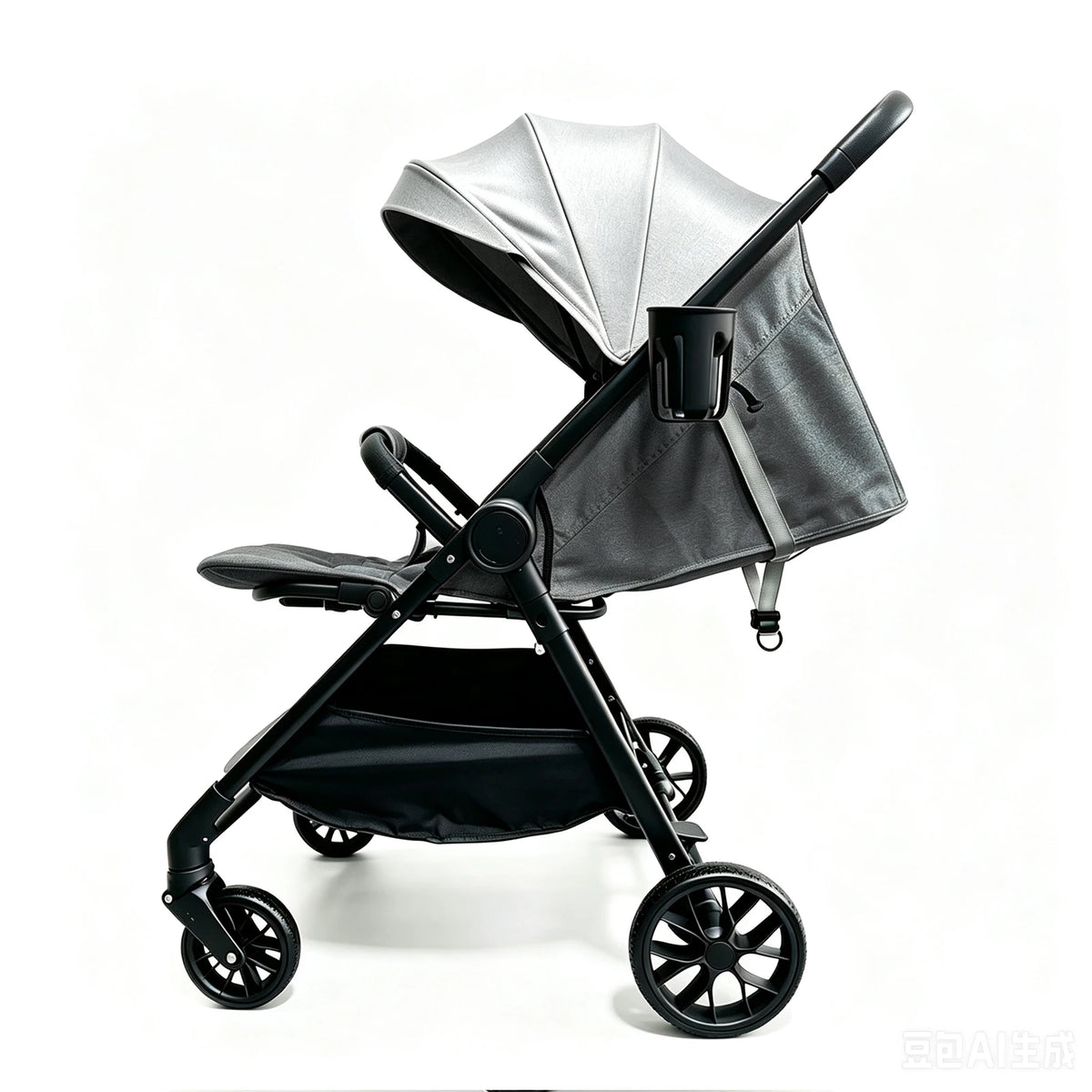 Poussette Bébé 2 en 1 Légère et Pliable pour Voyage