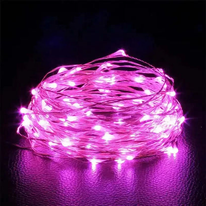 Guirlande LED fil de cuivre