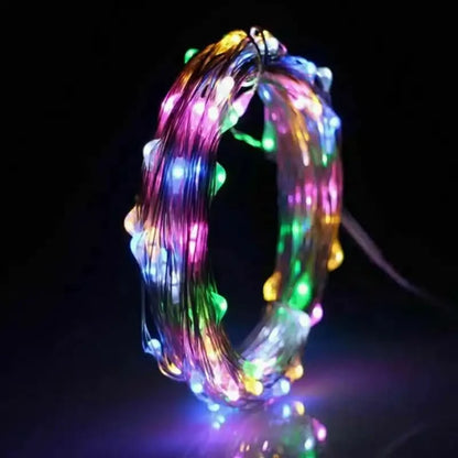 Guirlande LED fil de cuivre