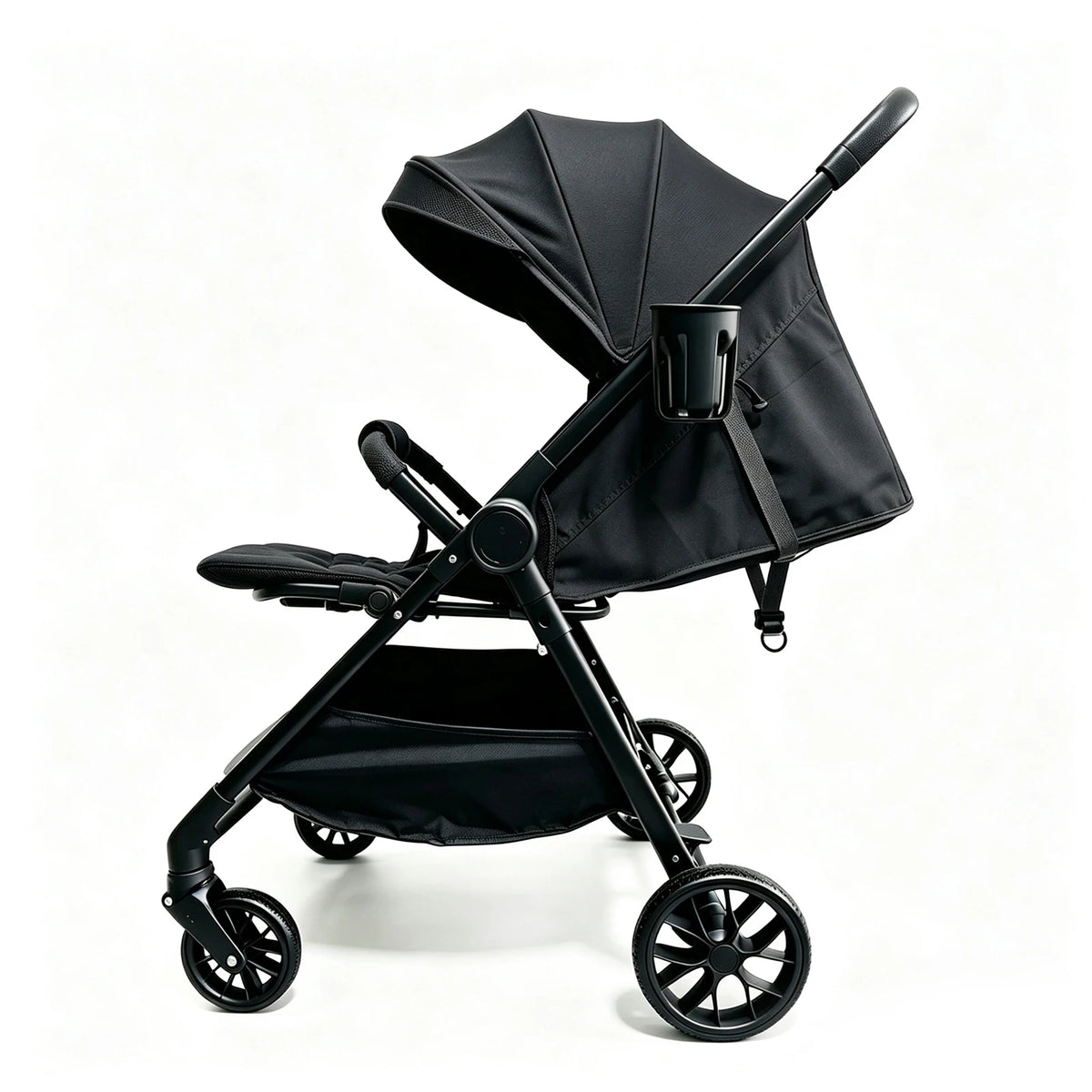Poussette Bébé Compacte Pliable – Ultra Légère et Tout-Terrain