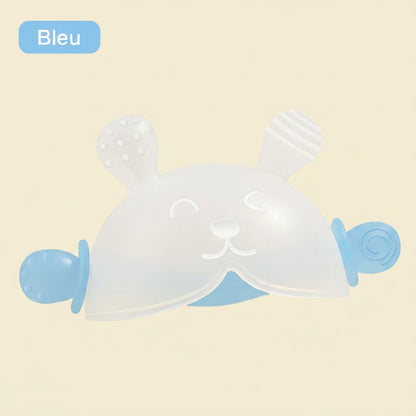 Anneau de Dentition Bébé Lapin – Silicone Doux, Sans BPA | Choupinoo - Choupinoo