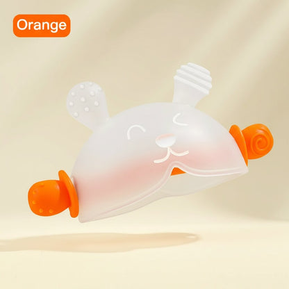 Anneau de Dentition Bébé Lapin – Silicone Doux, Sans BPA | Choupinoo - Choupinoo