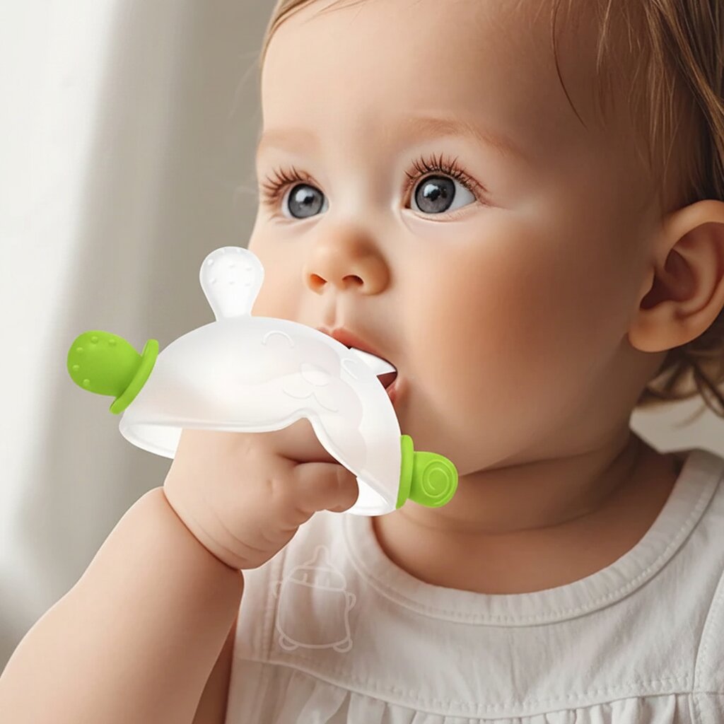 Anneau de Dentition Bébé Lapin – Silicone Doux, Sans BPA | Choupinoo - Choupinoo