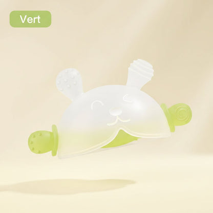 Anneau de Dentition Bébé Lapin – Silicone Doux, Sans BPA | Choupinoo - Choupinoo