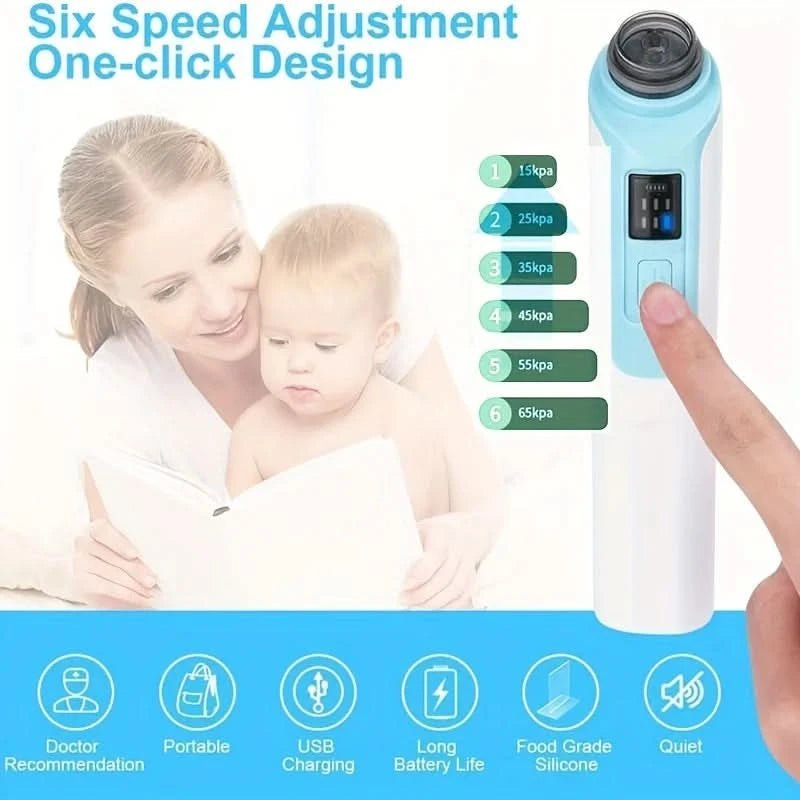 Aspirateur Nasal Bébé Électrique Rechargeable - Choupinoo