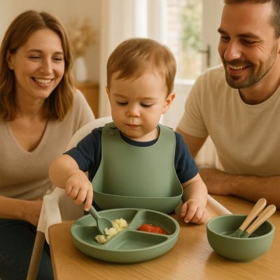 Assiette silicone bebe ventouse - Choupinoo