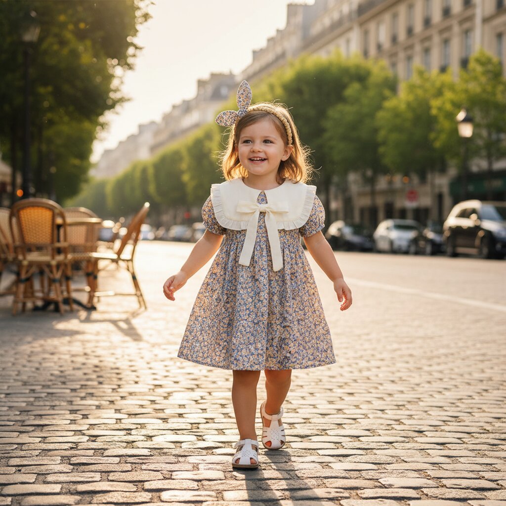 Bandeau Fille Nœud Papillon – Serre‑Tête enfant Fleurs & Couleurs - Choupinoo
