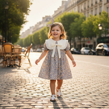 Bandeau Fille Nœud Papillon – Serre‑Tête enfant Fleurs & Couleurs - Choupinoo