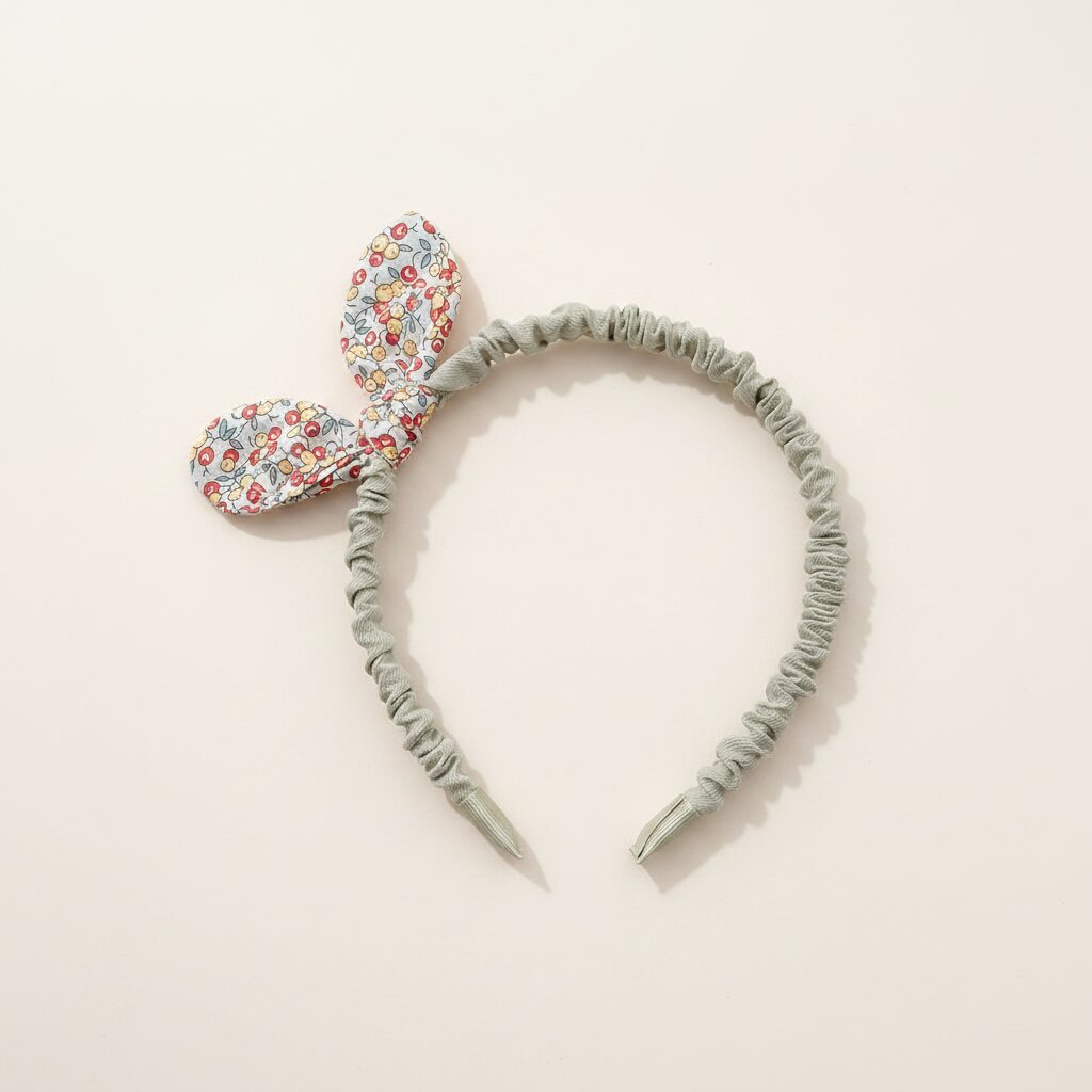Bandeau Fille Nœud Papillon – Serre‑Tête enfant Fleurs & Couleurs - Choupinoo