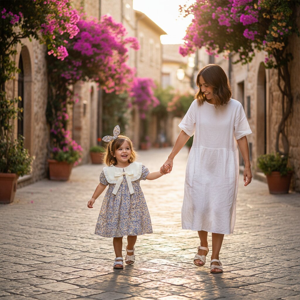 Bandeau Fille Nœud Papillon – Serre‑Tête enfant Fleurs & Couleurs - Choupinoo