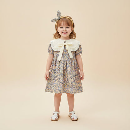 Bandeau Fille Nœud Papillon – Serre‑Tête enfant Fleurs & Couleurs - Choupinoo