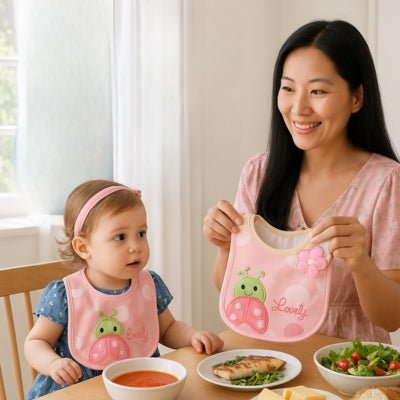Bavoir bébé coton pour fille et garçon - Lot de 3 - Choupinoo